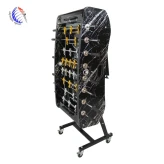 فوتبال دستی هایگلاس مشکی رعد نقره ای PVC مشکی S12