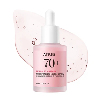 سرم روشن‌کننده و آبرسان آنوآ مدل Peach 70+ Niacin Serum