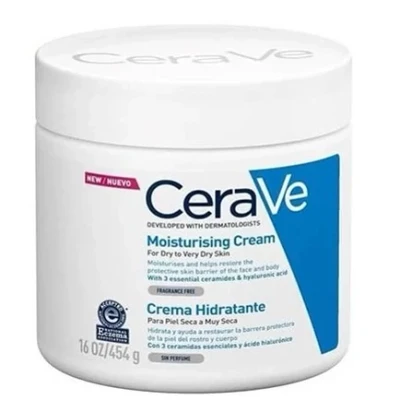 کرم مرطوب کننده و آبرسان سراوی Cerave مناسب پوست خشک و خیلی خشک 454 گرم